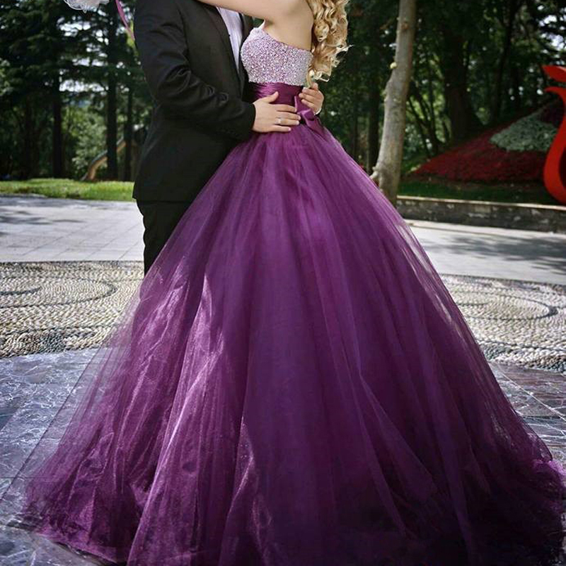 Let's Fashion Prom Dress Purple